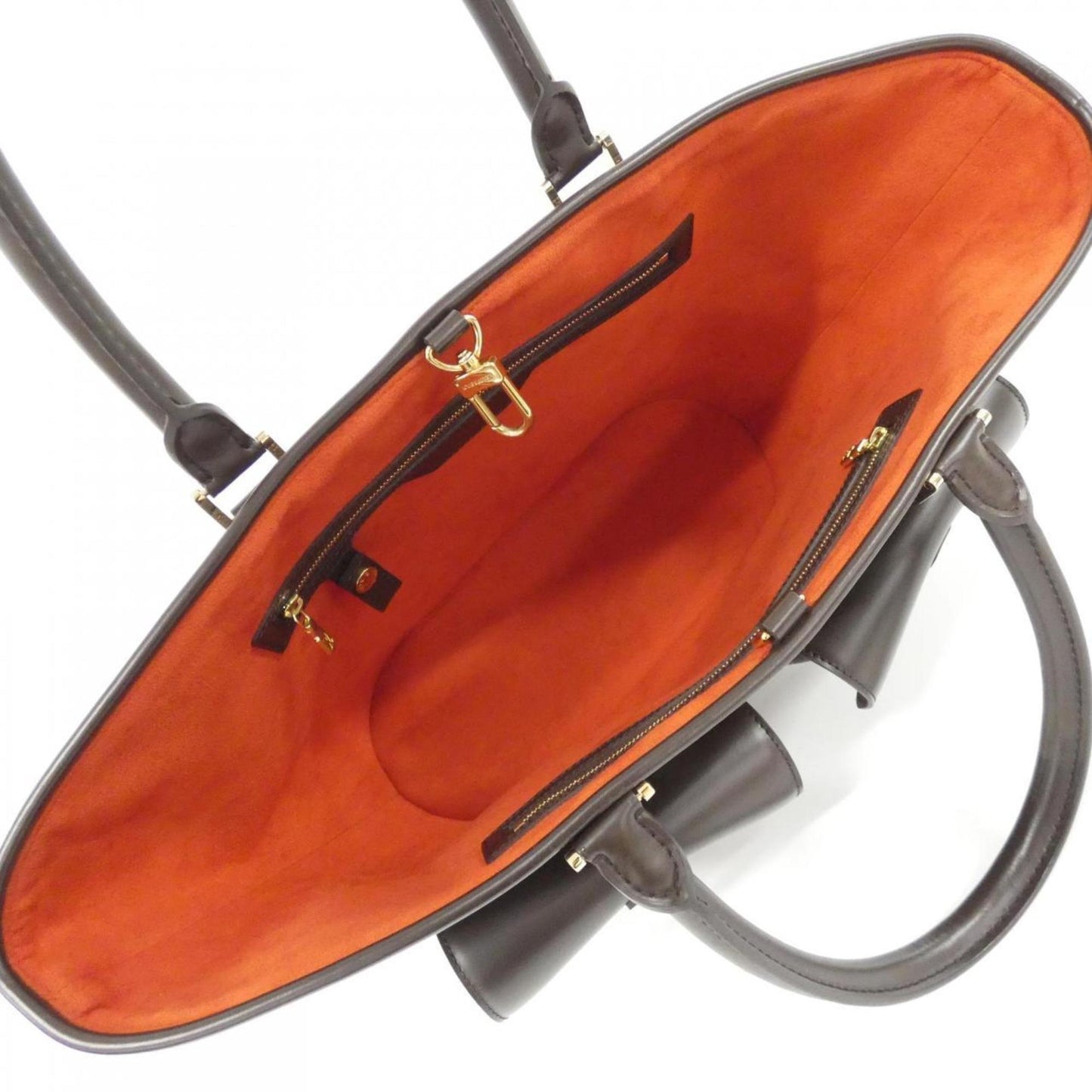 Louis Vuitton Coated Canvas Brown Handbags