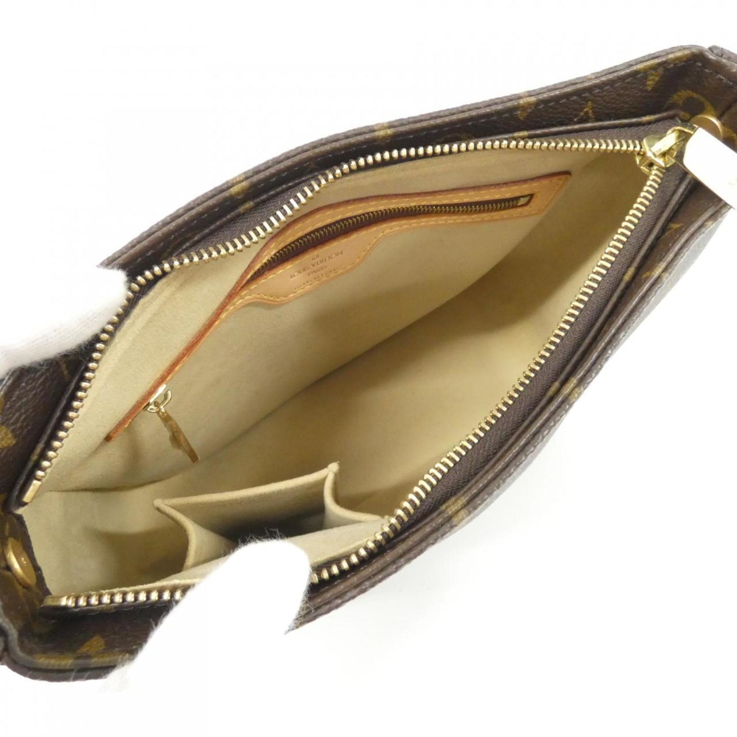 Louis Vuitton Coated Canvas Brown Shoulder Bags