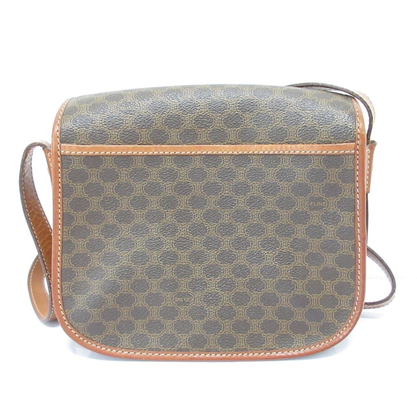 Celine Pvc Brown Shoulder Bags