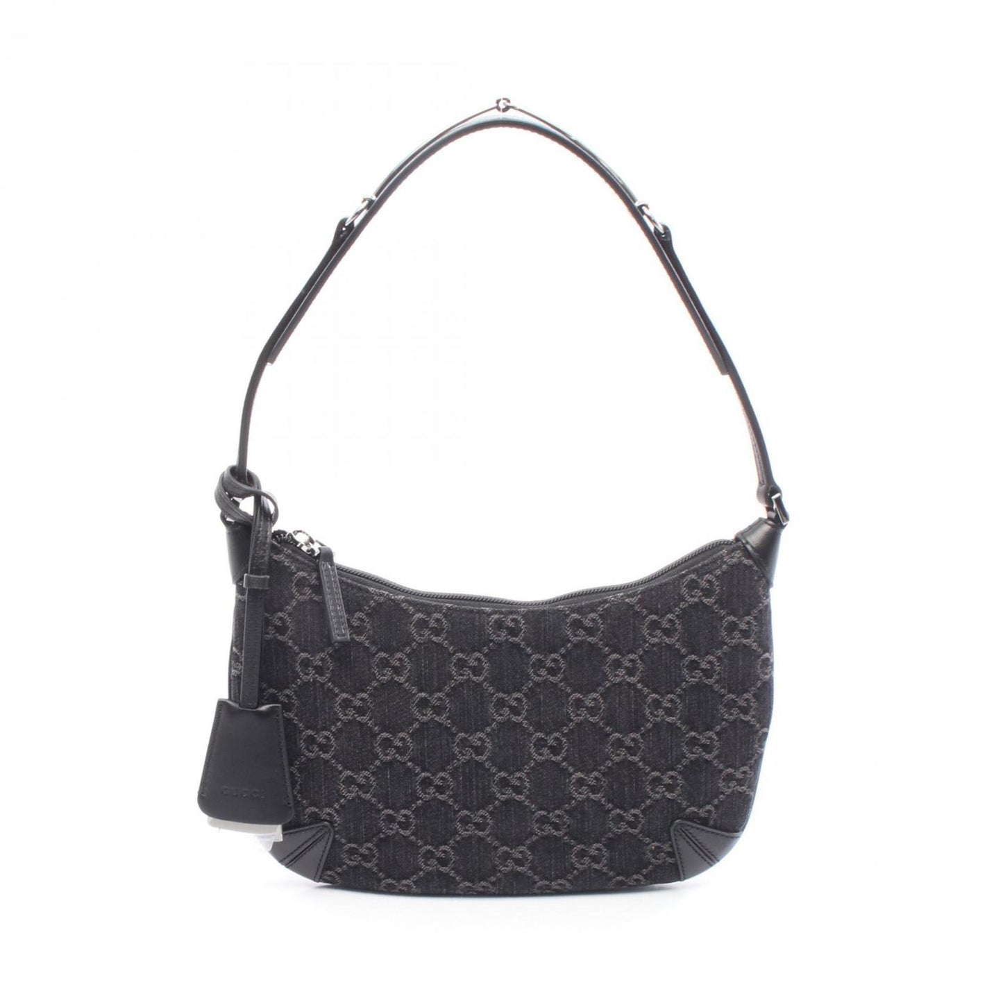 Gucci Denim Black Shoulder Bags