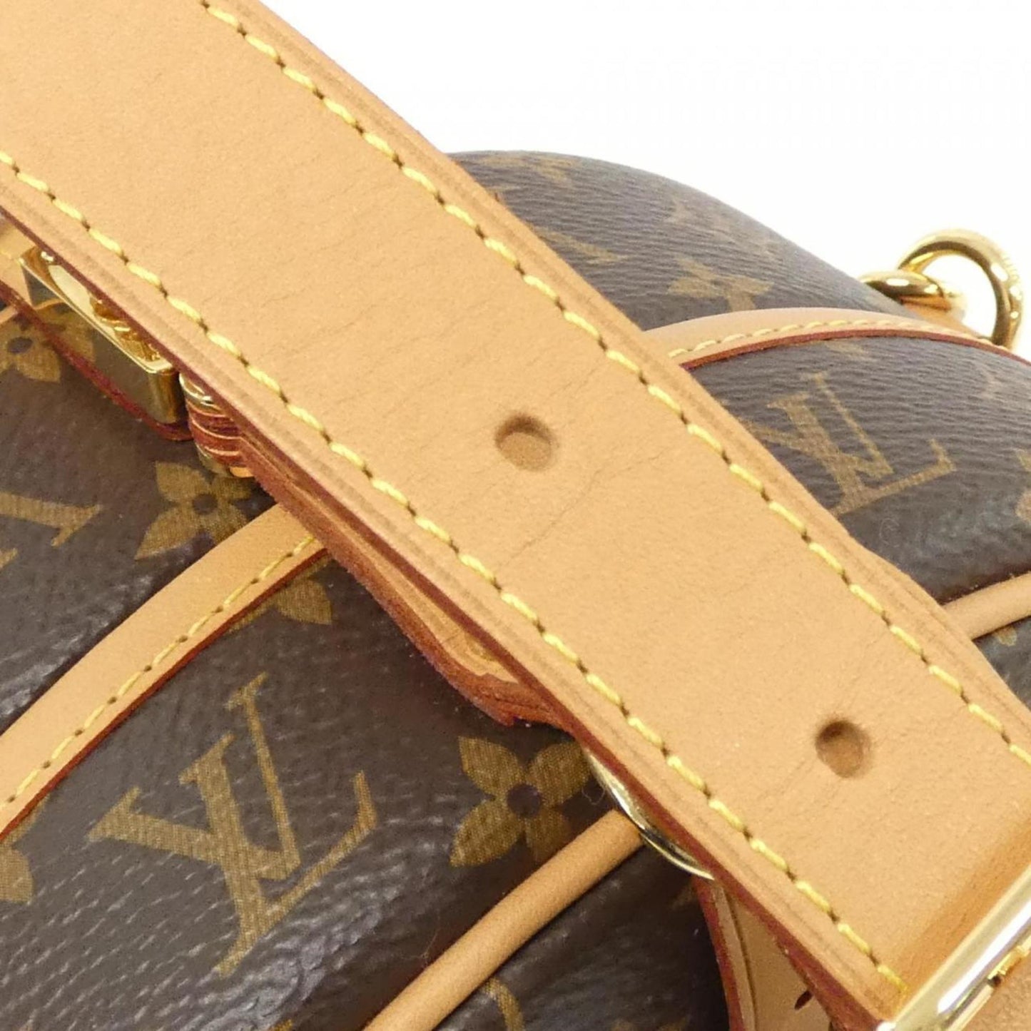 Louis Vuitton Coated Canvas Brown Handbags