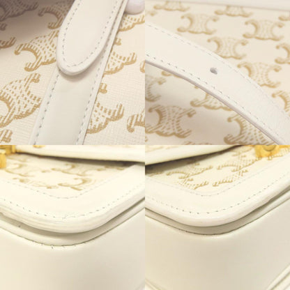 Celine Pvc White Shoulder Bags