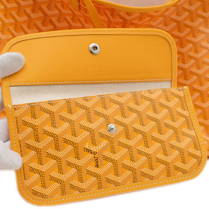 Goyard Canvas Yellow Tote Bags
