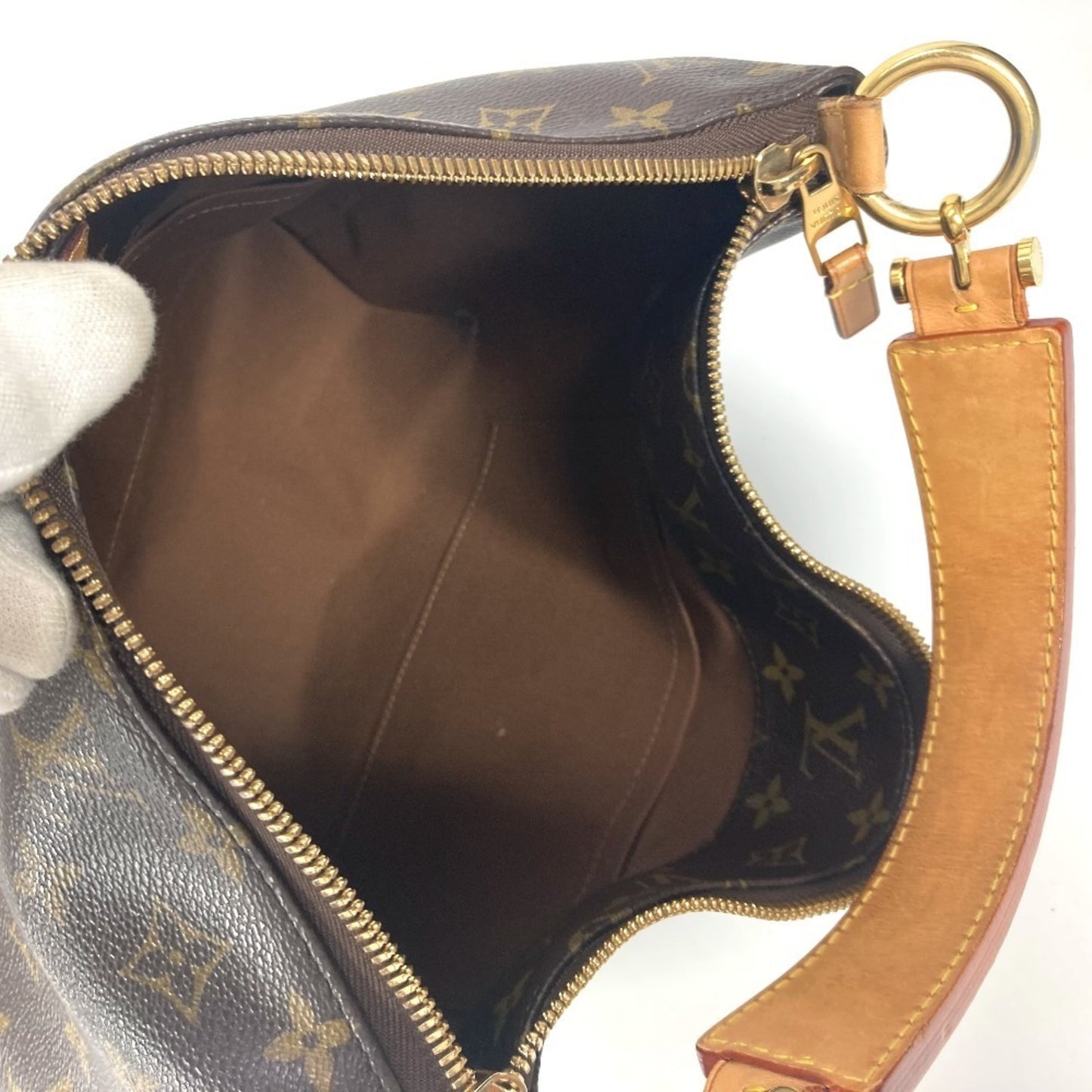 Louis Vuitton Monogram Canvas Brown Shoulder Bags