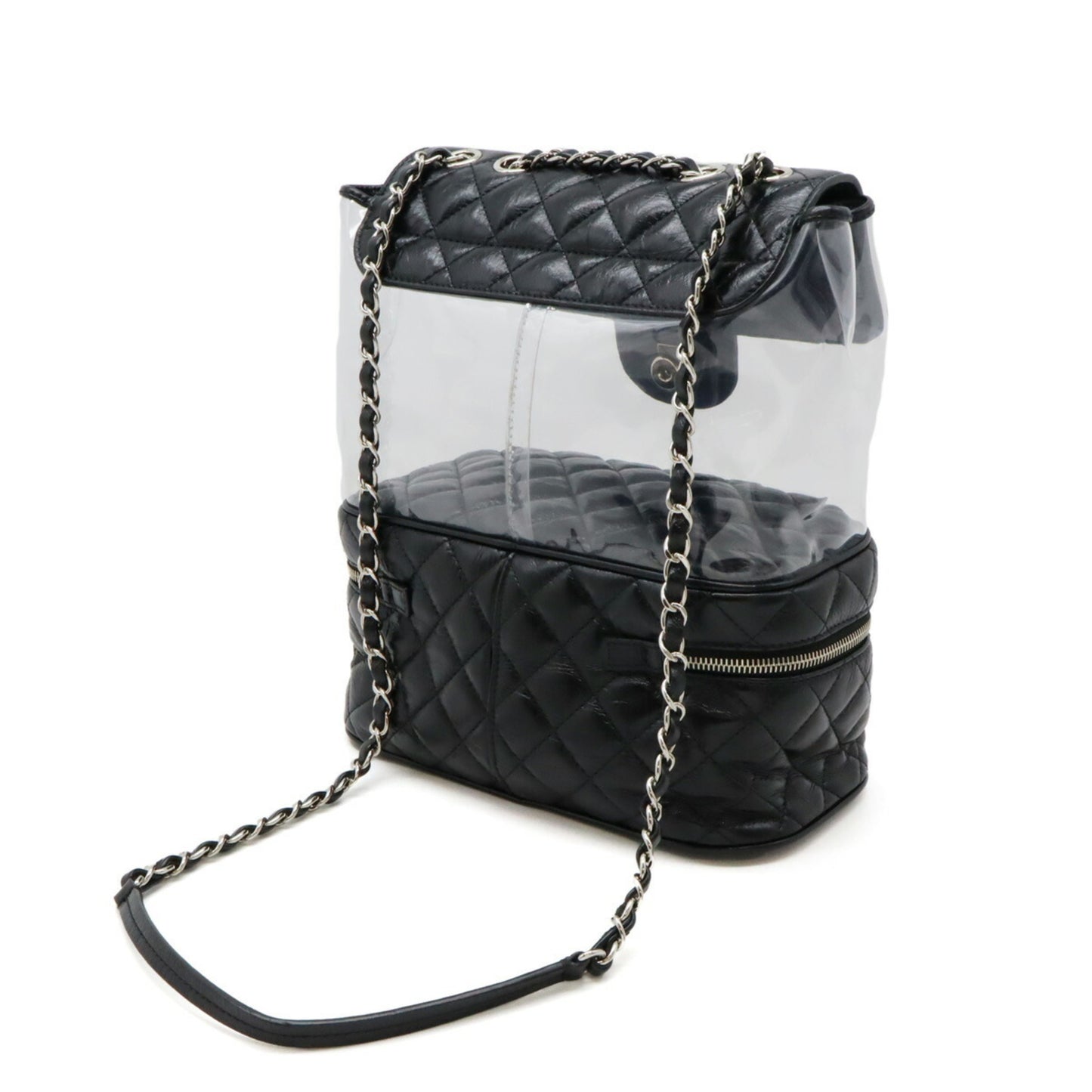 Chanel Pvc Black Shoulder Bags