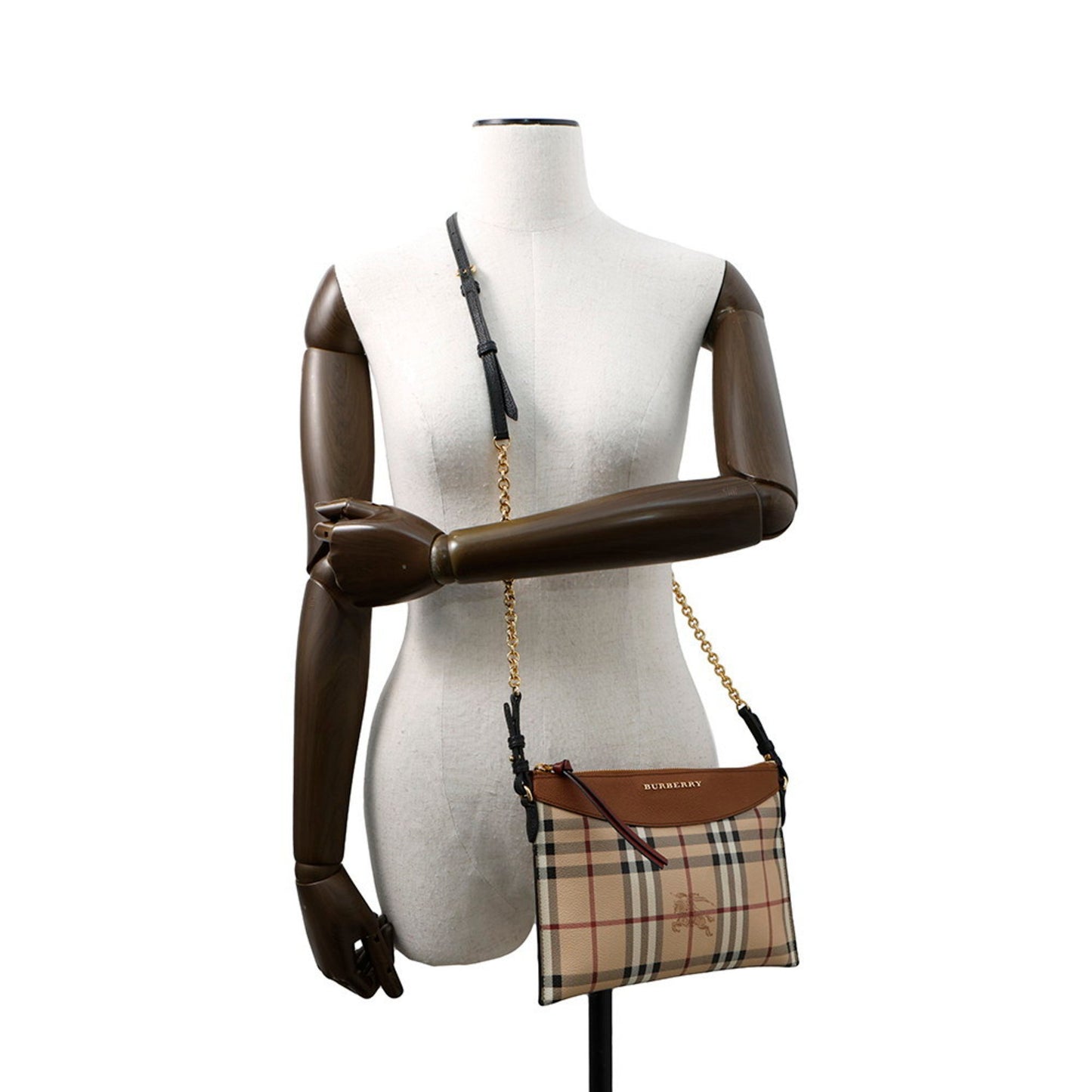 Burberry Pvc Brown Handbags