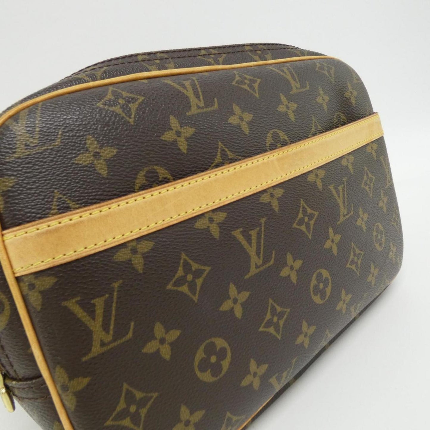 Louis Vuitton Coated Canvas Brown Shoulder Bags