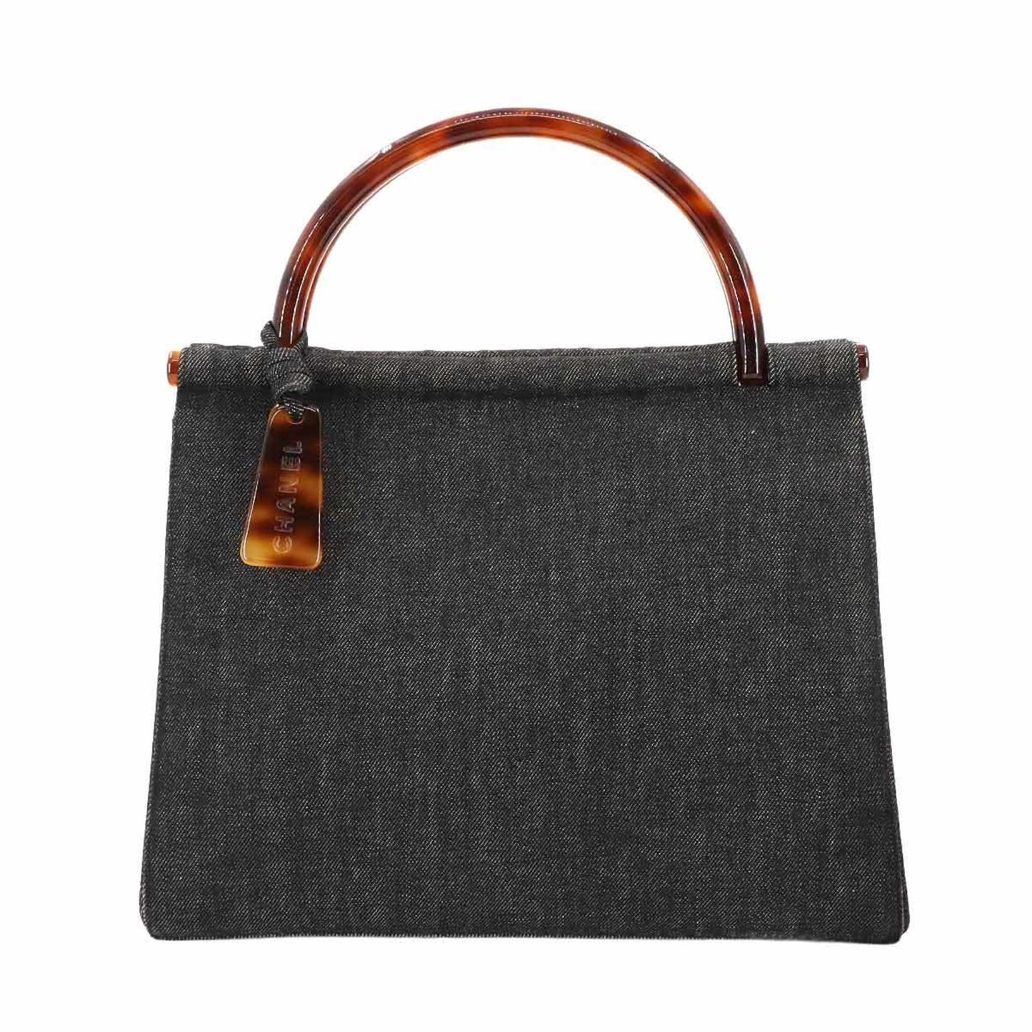 Chanel Denim Black Handbags