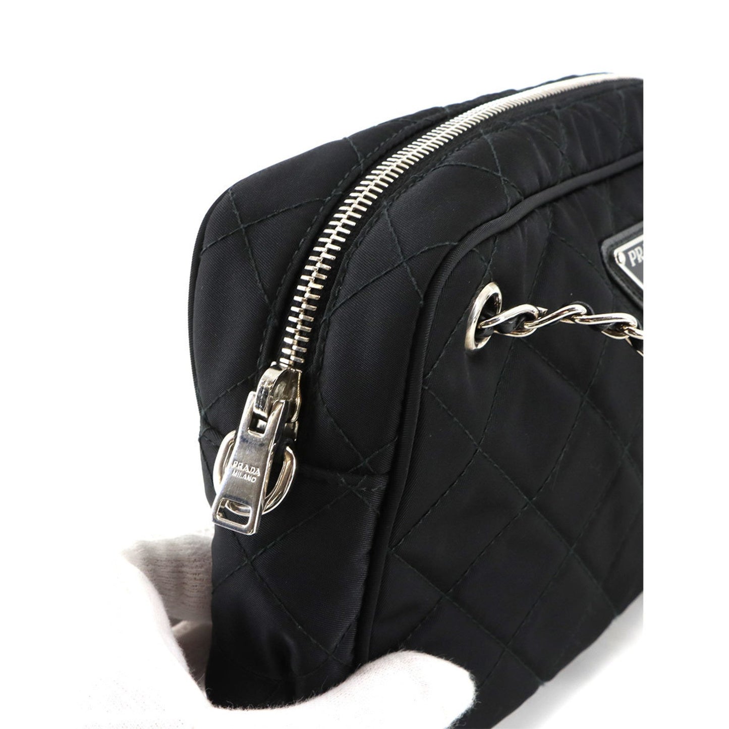 Prada Nylon Black Handbags