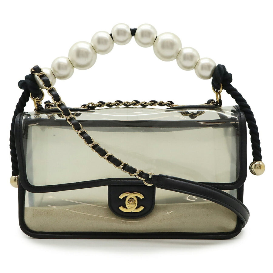 Chanel Pvc Black Handbags