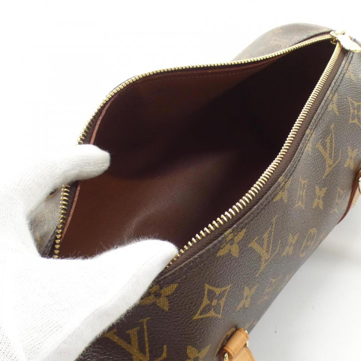 Louis Vuitton Coated Canvas Brown Handbags