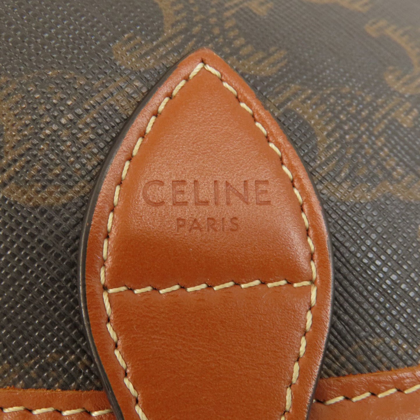 Celine Pvc Brown Shoulder Bags