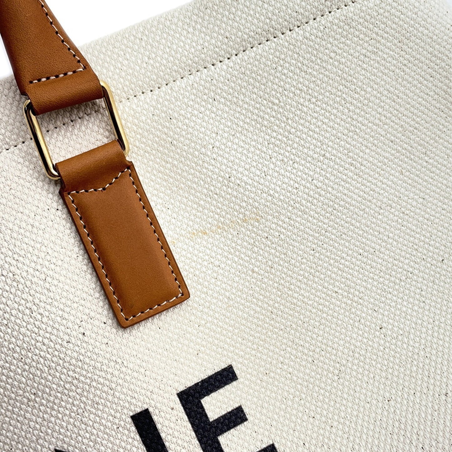 Celine Canvas Brown Tote Bags