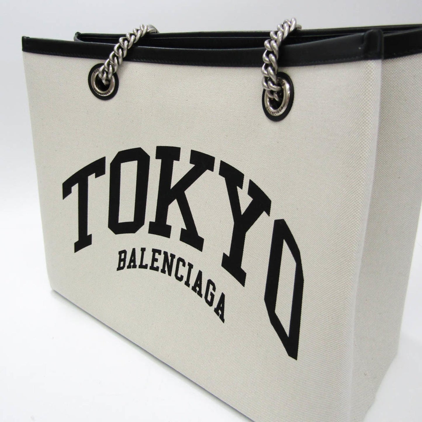 Balenciaga Canvas Black Tote Bags