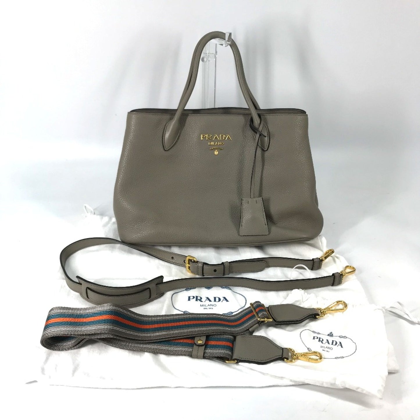 Prada Others Gray Shoulder Bags