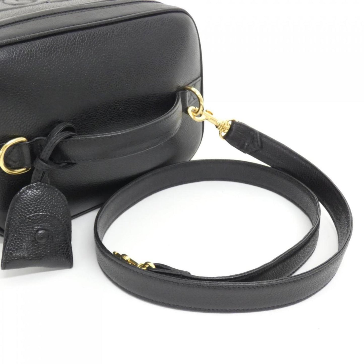 Chanel Calfskin Black Handbags