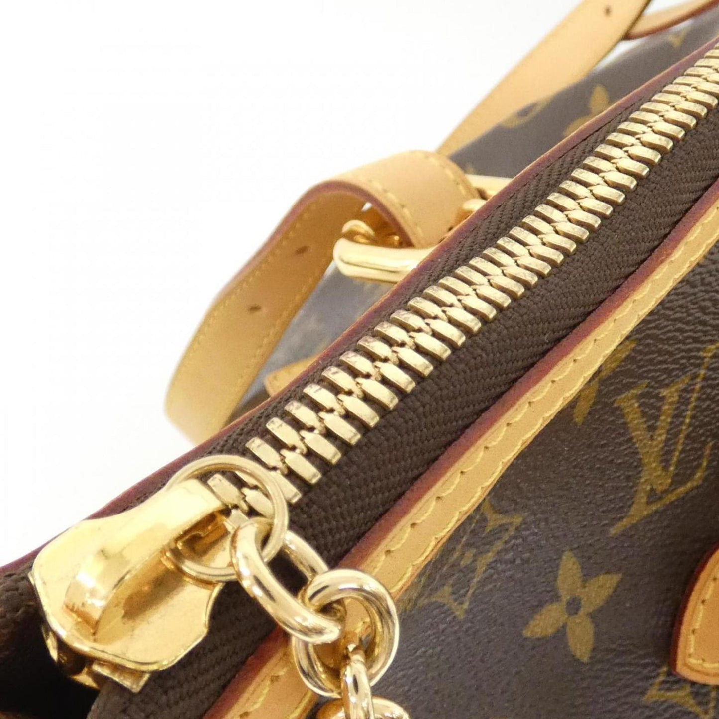 Louis Vuitton Coated Canvas Brown Handbags