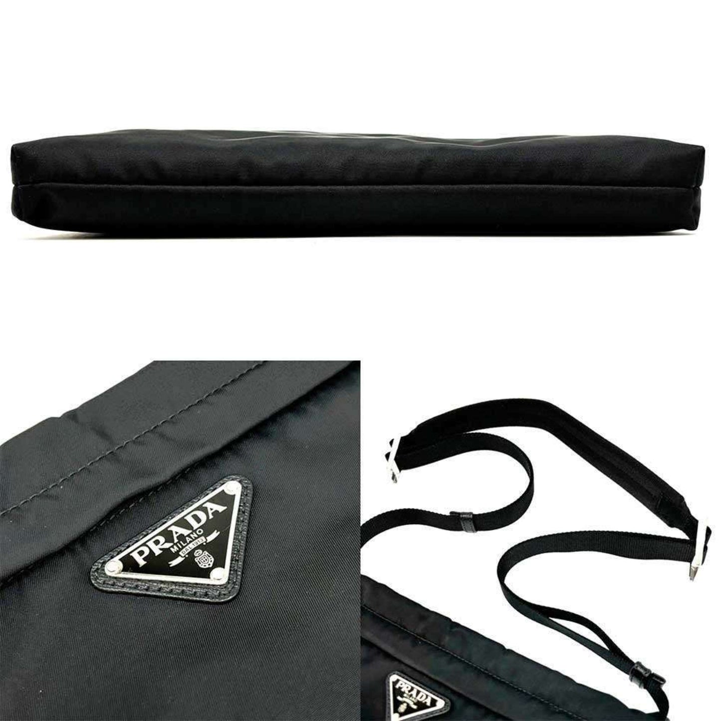 Prada Nylon Black Shoulder Bags
