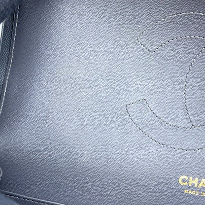 Chanel Calfskin Gray Shoulder Bags