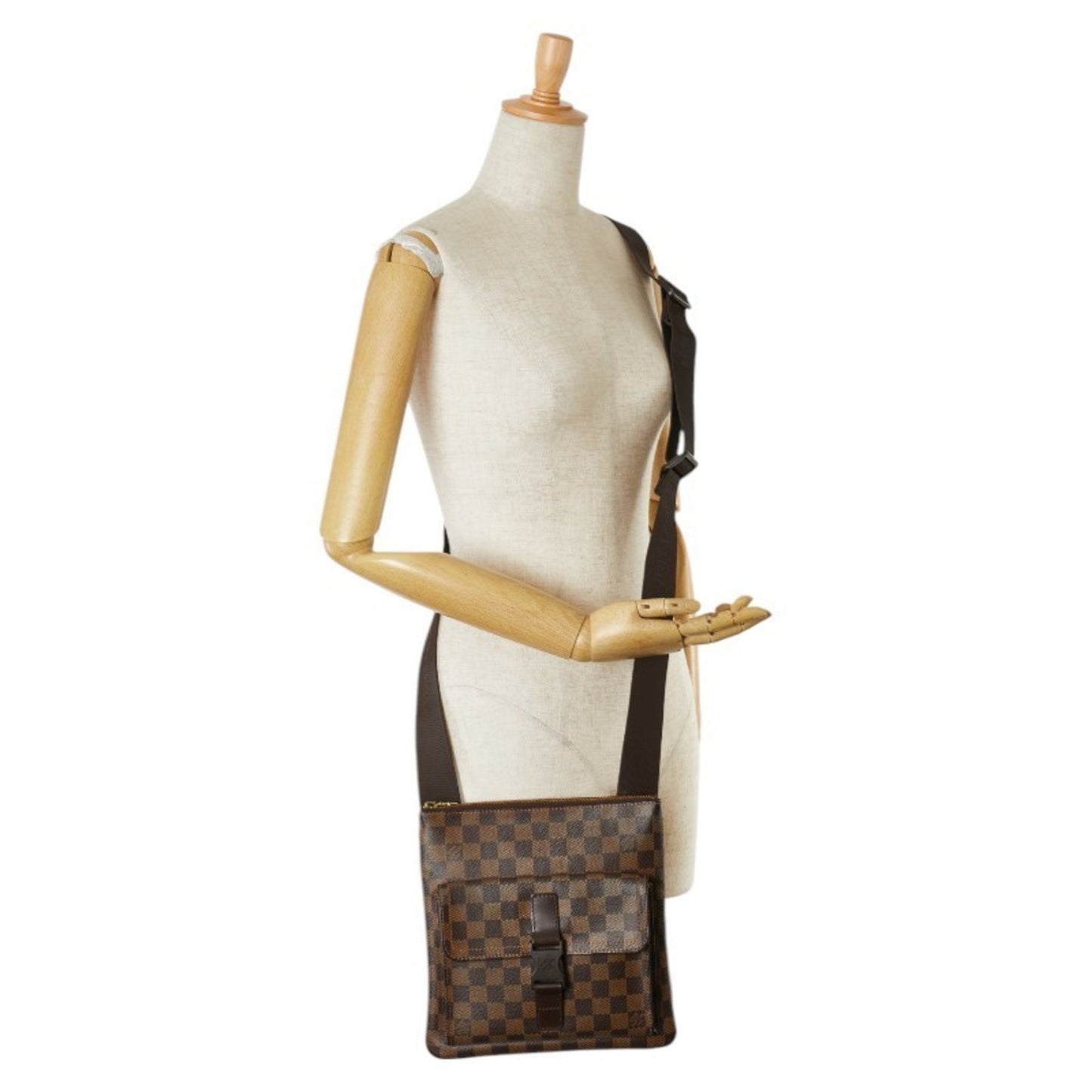 Louis Vuitton Pvc Brown Shoulder Bags