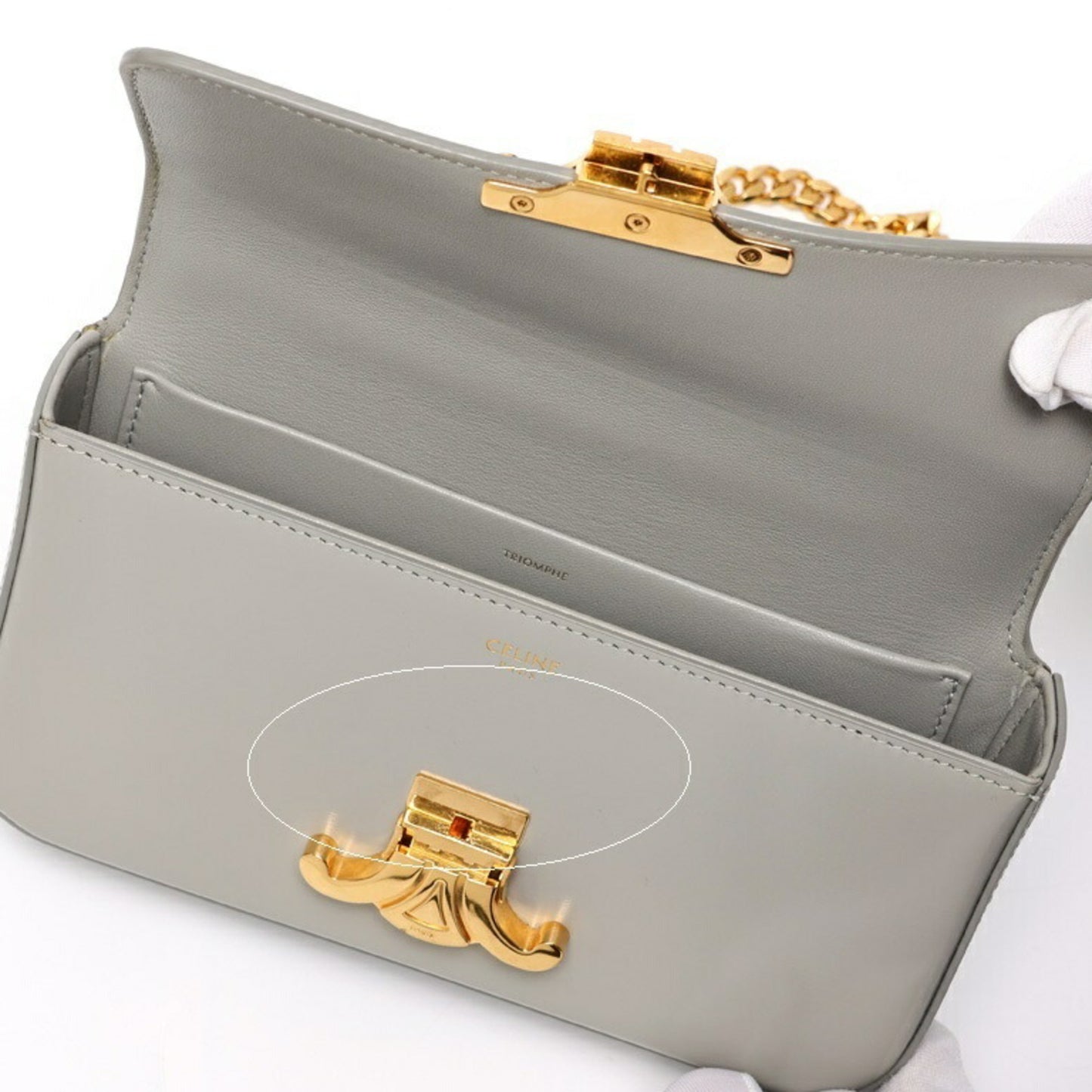 Celine Others Gray Shoulder Bags