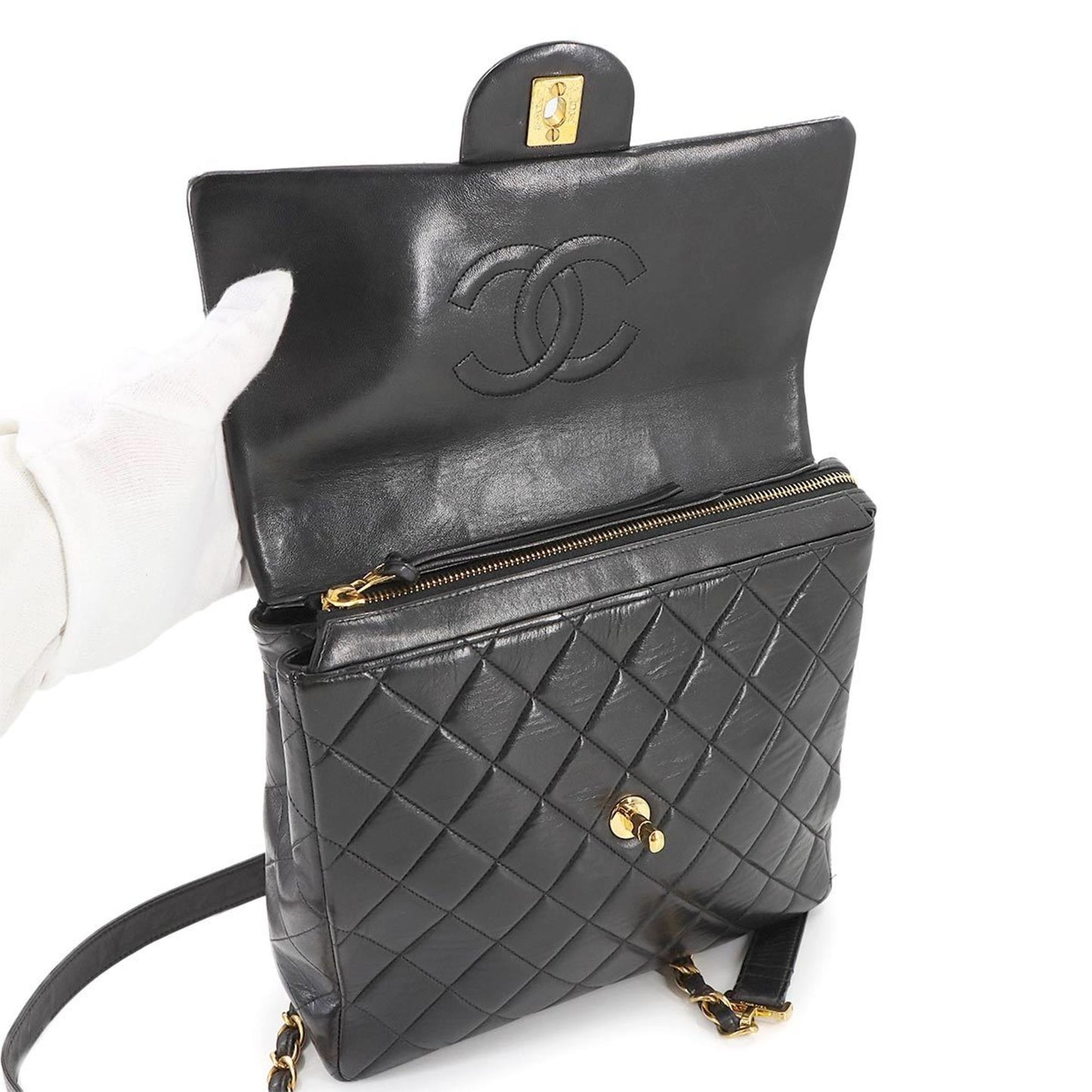 Chanel Others Black Backpacks