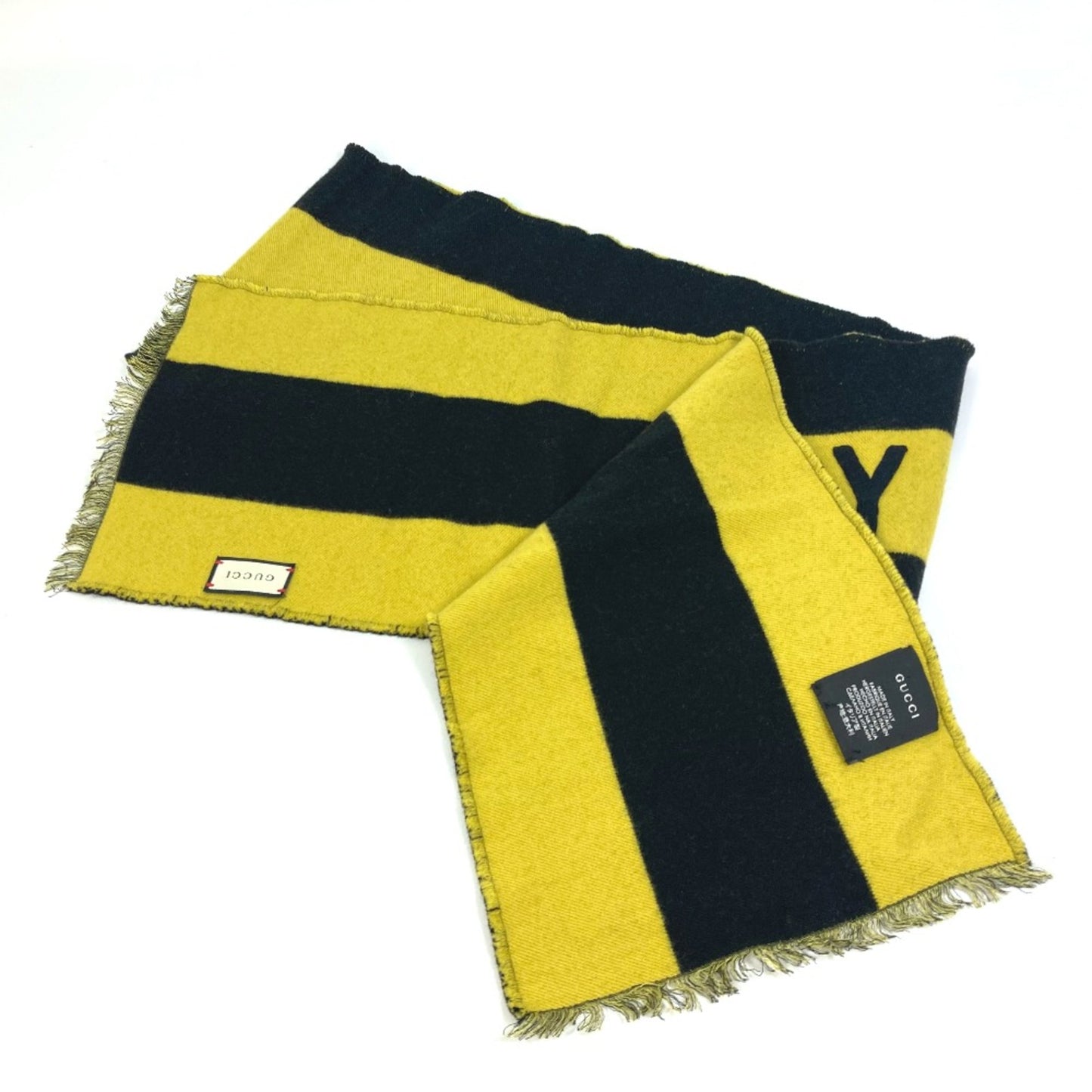 Gucci Wool Black Scarves
