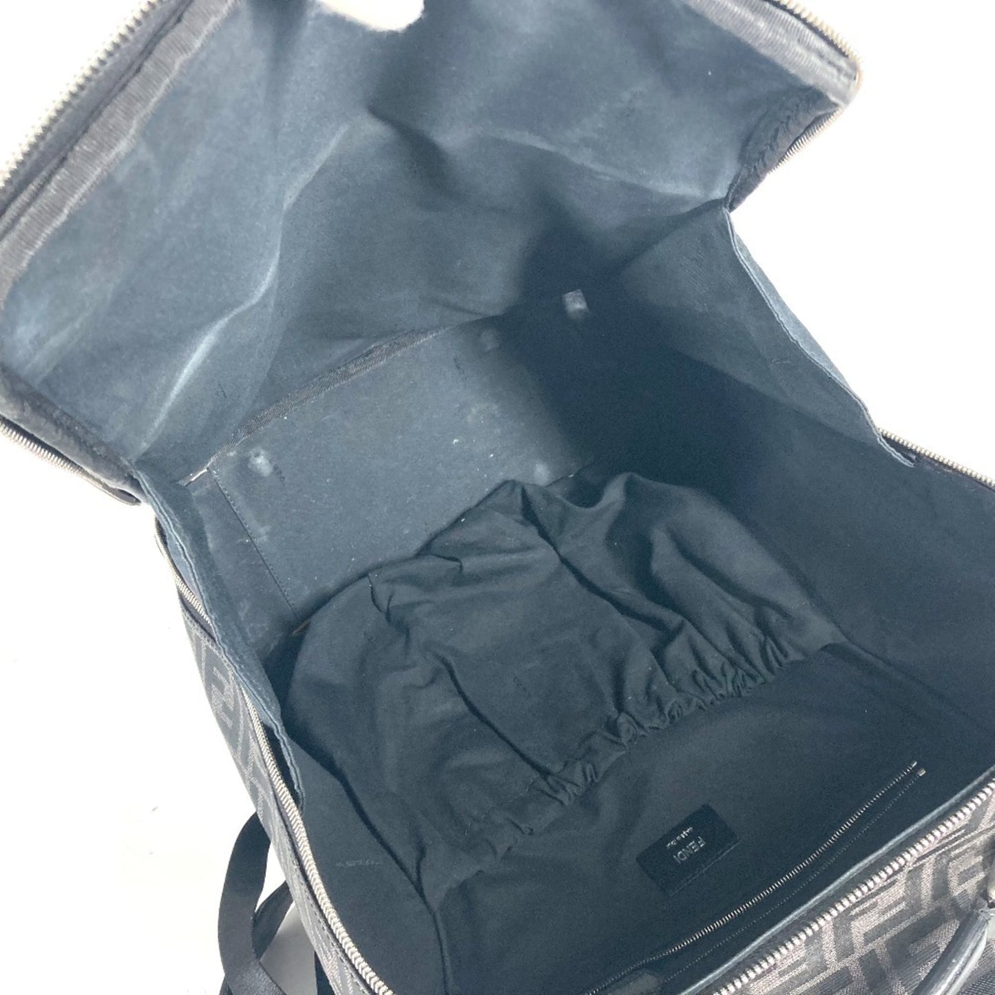 Fendi Canvas Black Backpacks