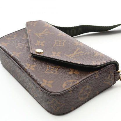 Louis Vuitton Coated Canvas Brown Shoulder Bags