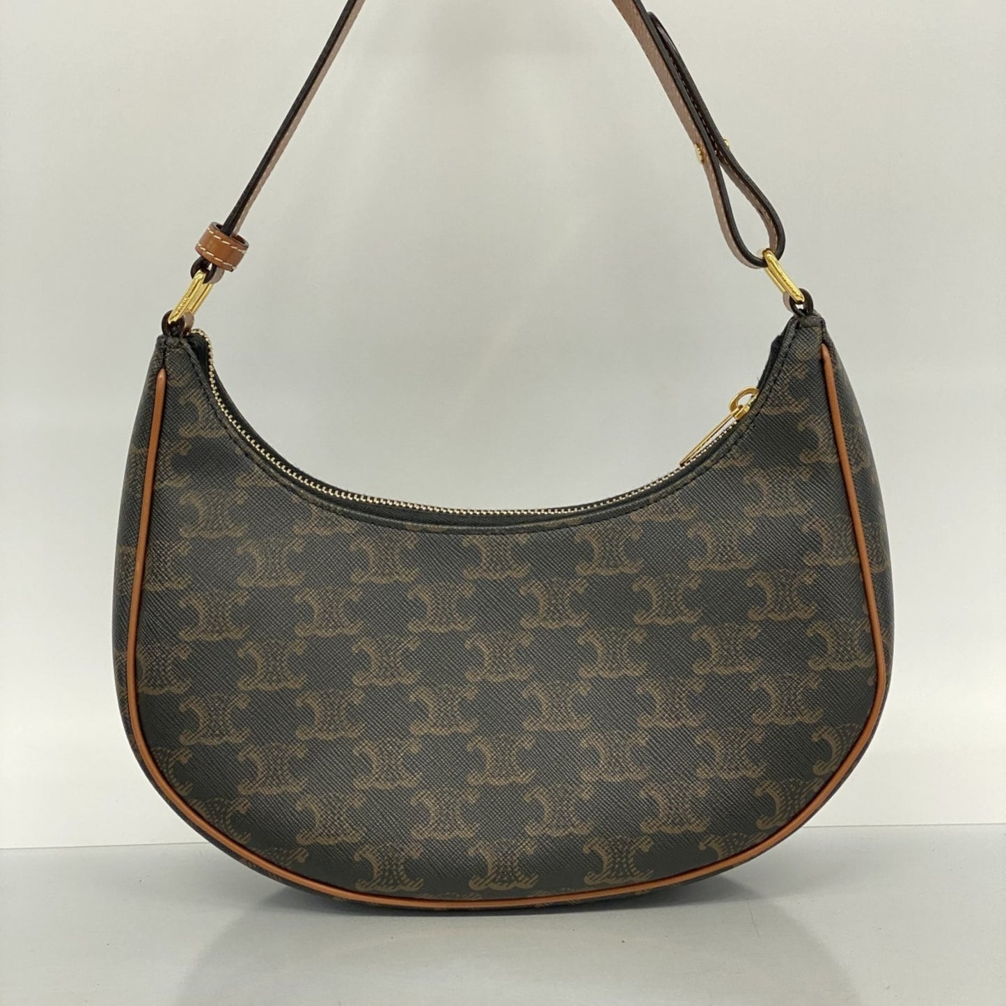 Celine Pvc Brown Handbags