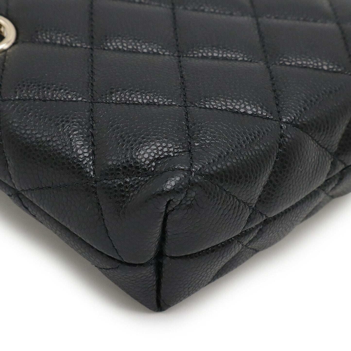 Chanel Calfskin Black Shoulder Bags