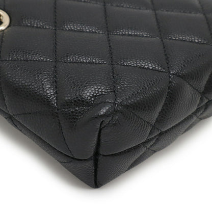 Chanel Calfskin Black Shoulder Bags