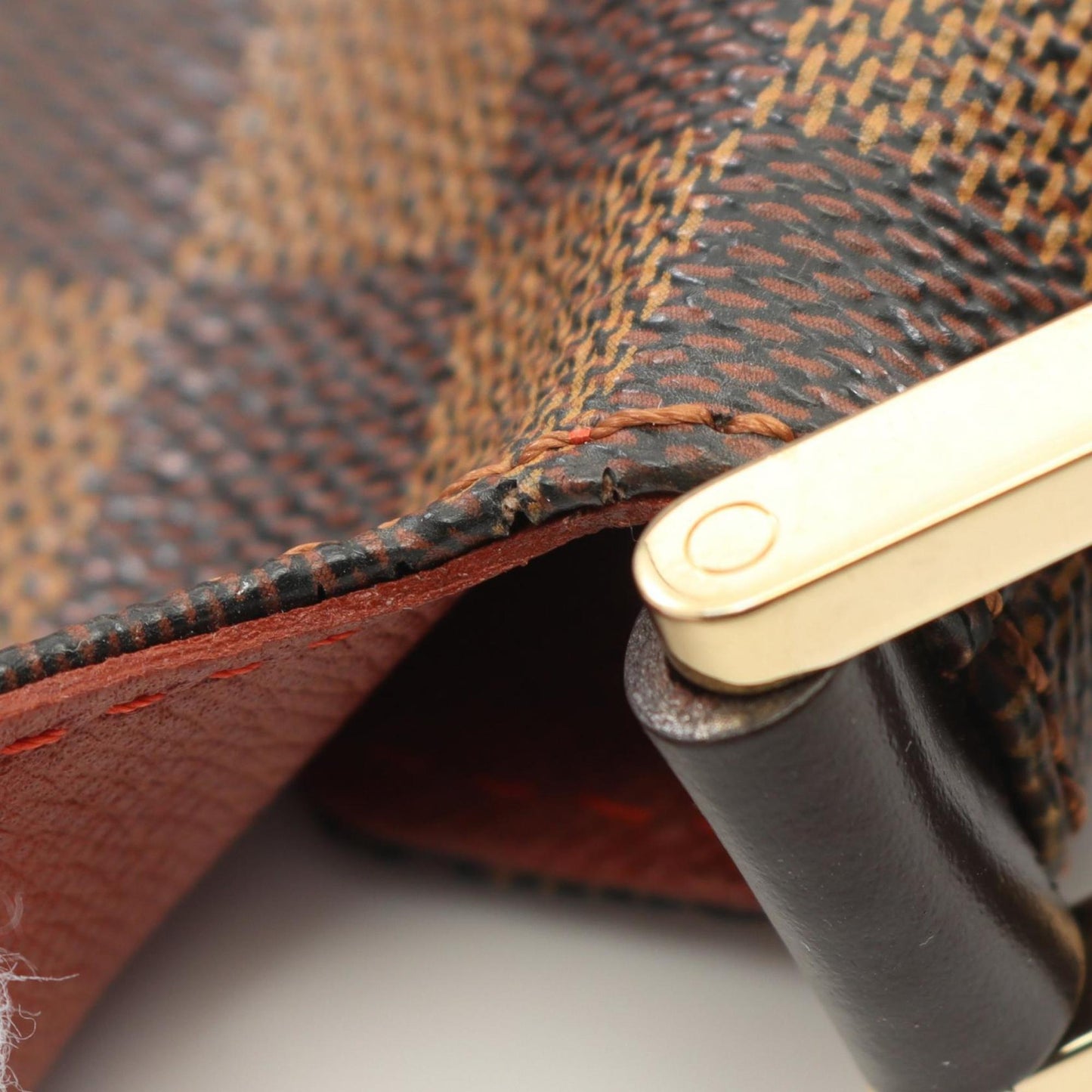 Louis Vuitton Coated Canvas Brown Shoulder Bags