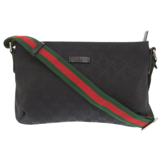 Gucci Canvas Black Shoulder Bags