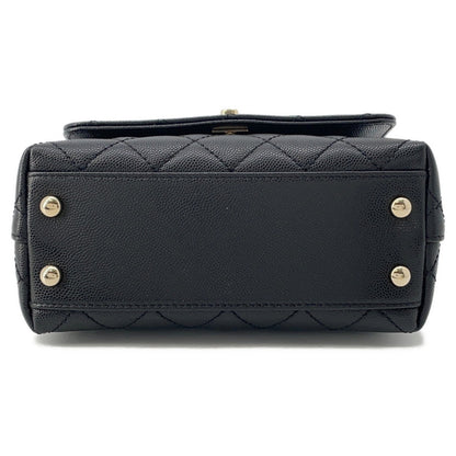 Chanel Calfskin Black Handbags