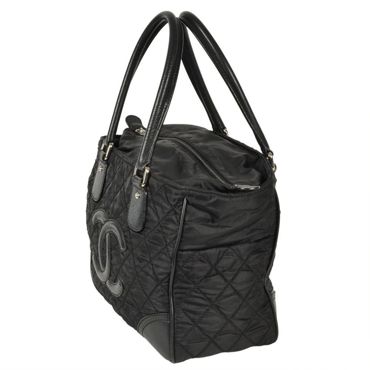 Chanel Nylon Black Tote Bags