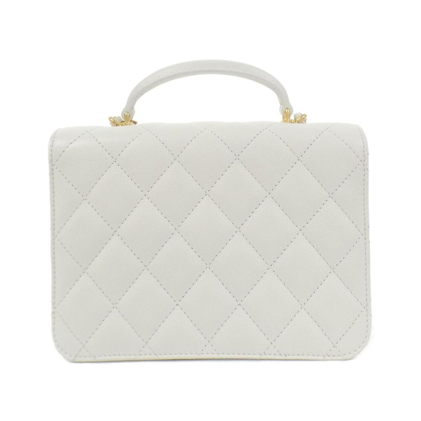 Chanel Calfskin White Handbags