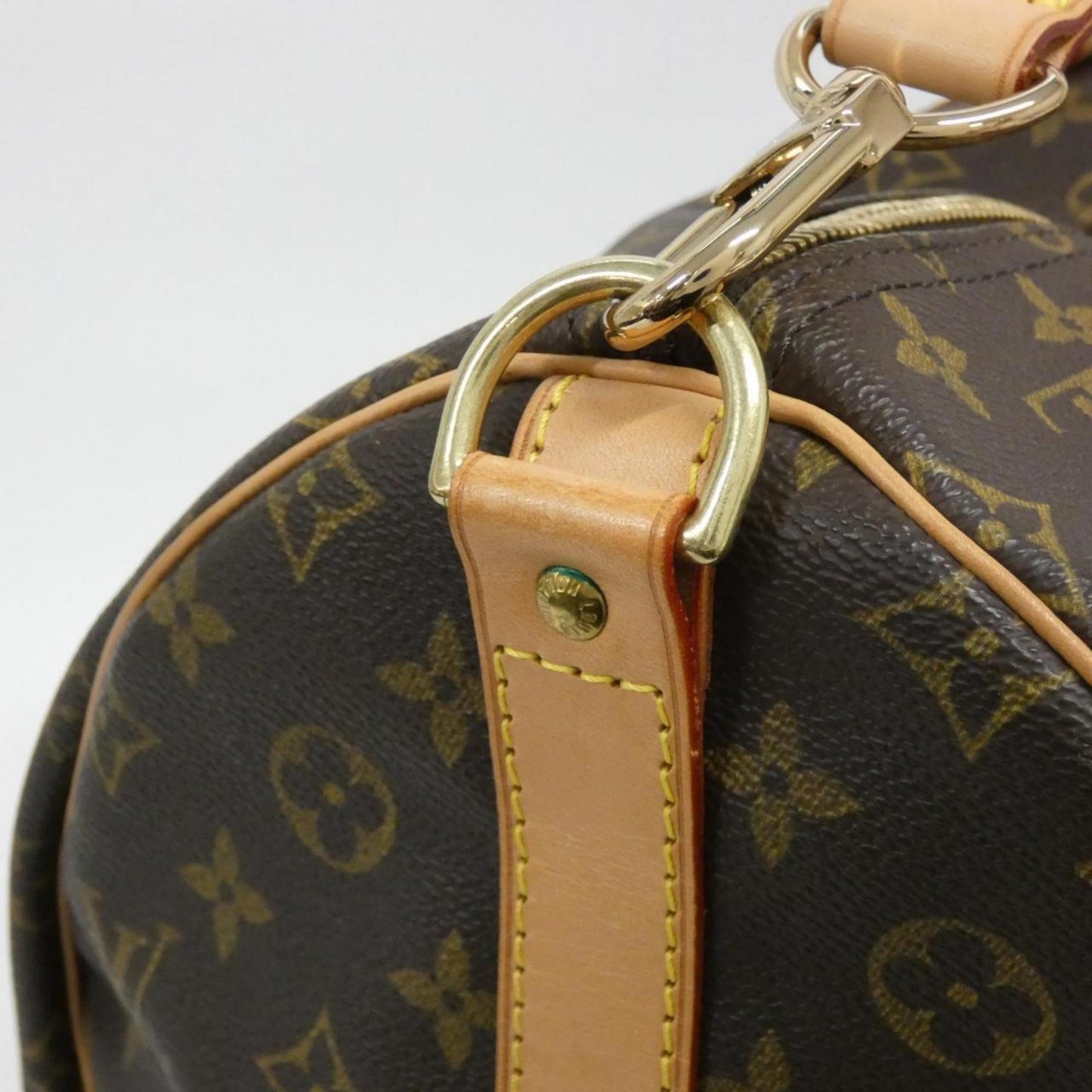 Louis Vuitton Coated Canvas Brown Travel Bags