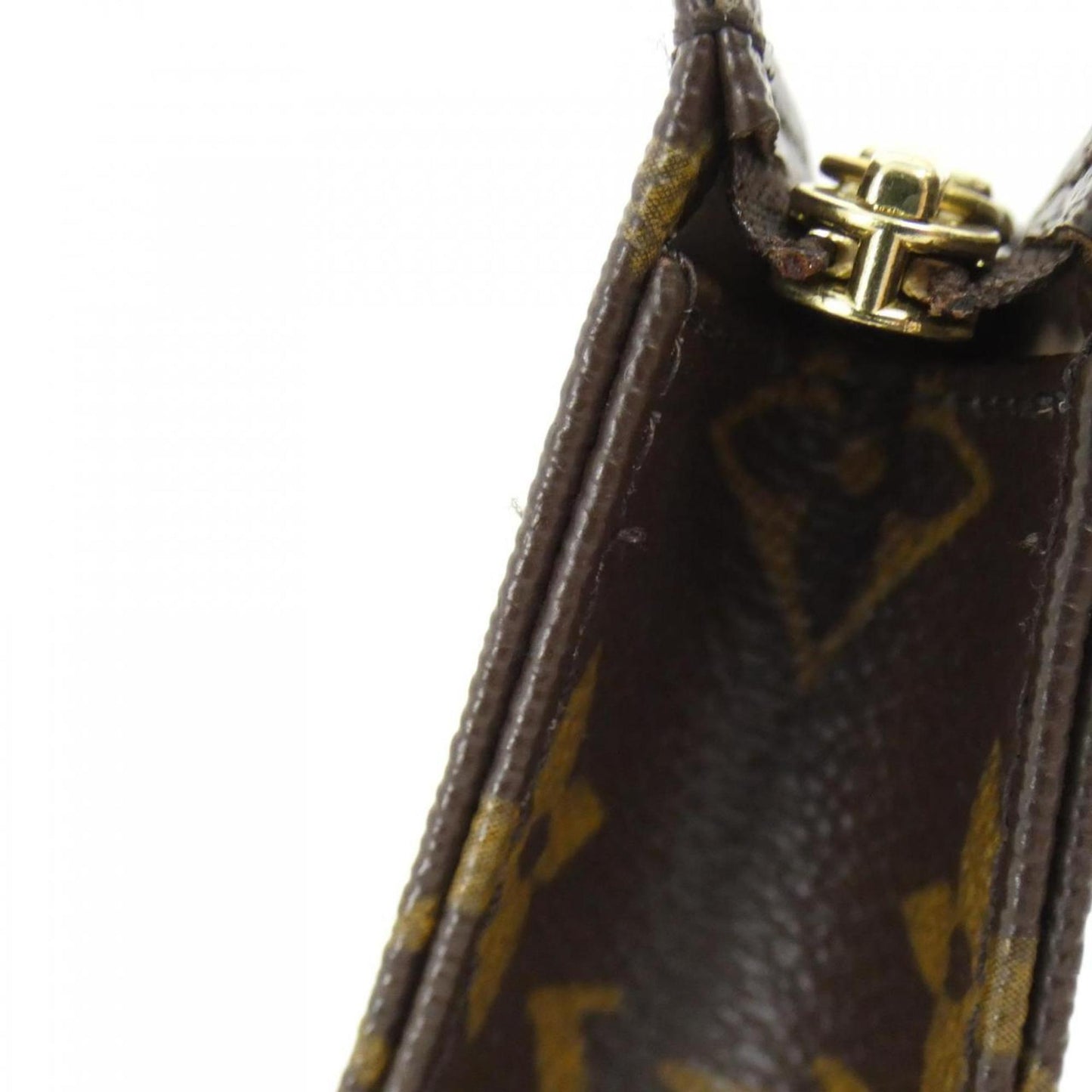 Louis Vuitton Coated Canvas Brown Small Bags