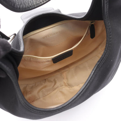 Bvlgari Canvas Black Shoulder Bags