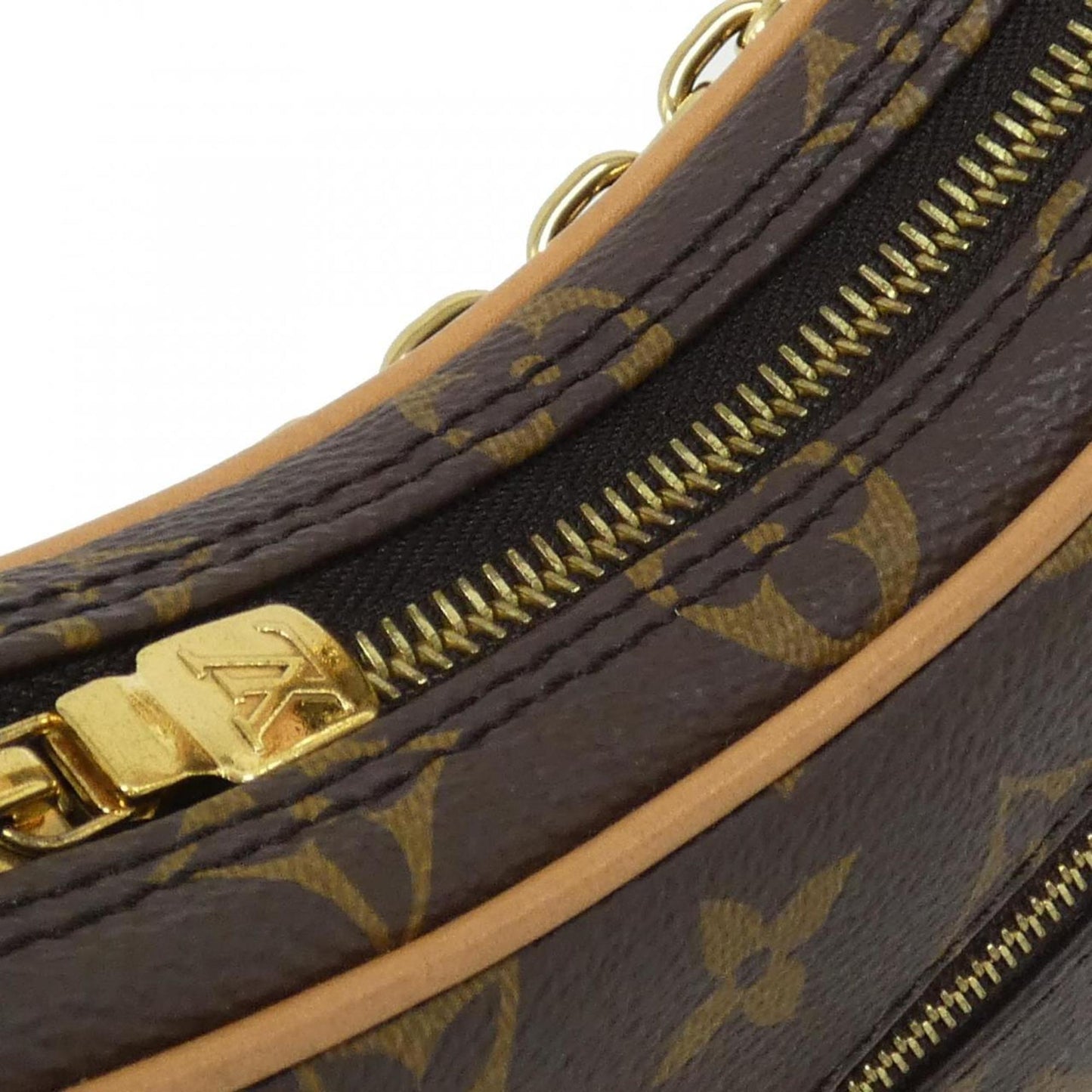 Louis Vuitton Coated Canvas Brown Shoulder Bags