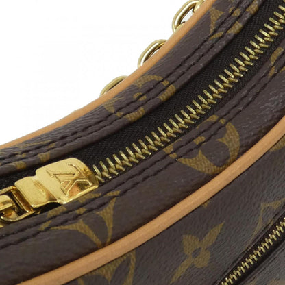 Louis Vuitton Coated Canvas Brown Shoulder Bags