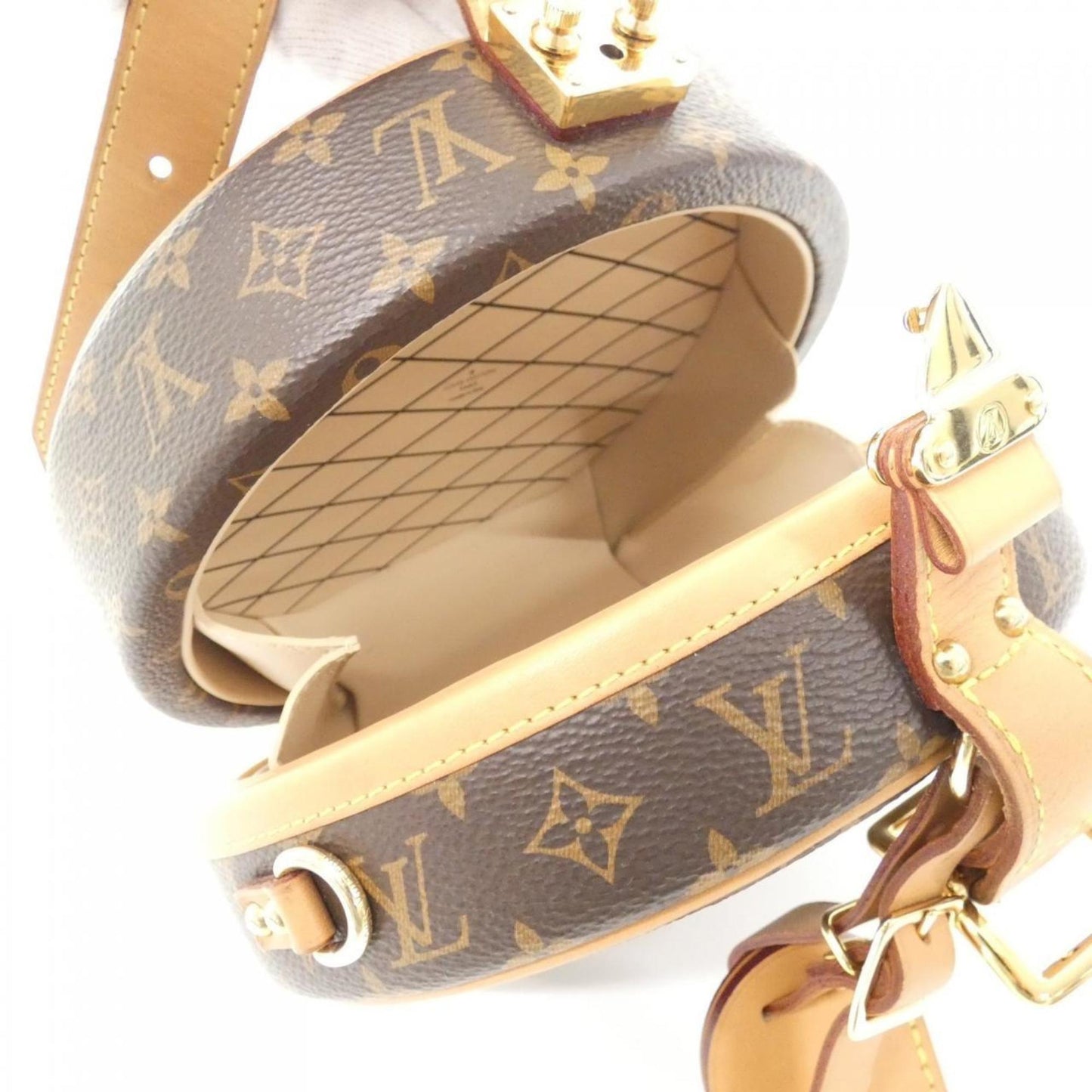 Louis Vuitton Coated Canvas Brown Handbags