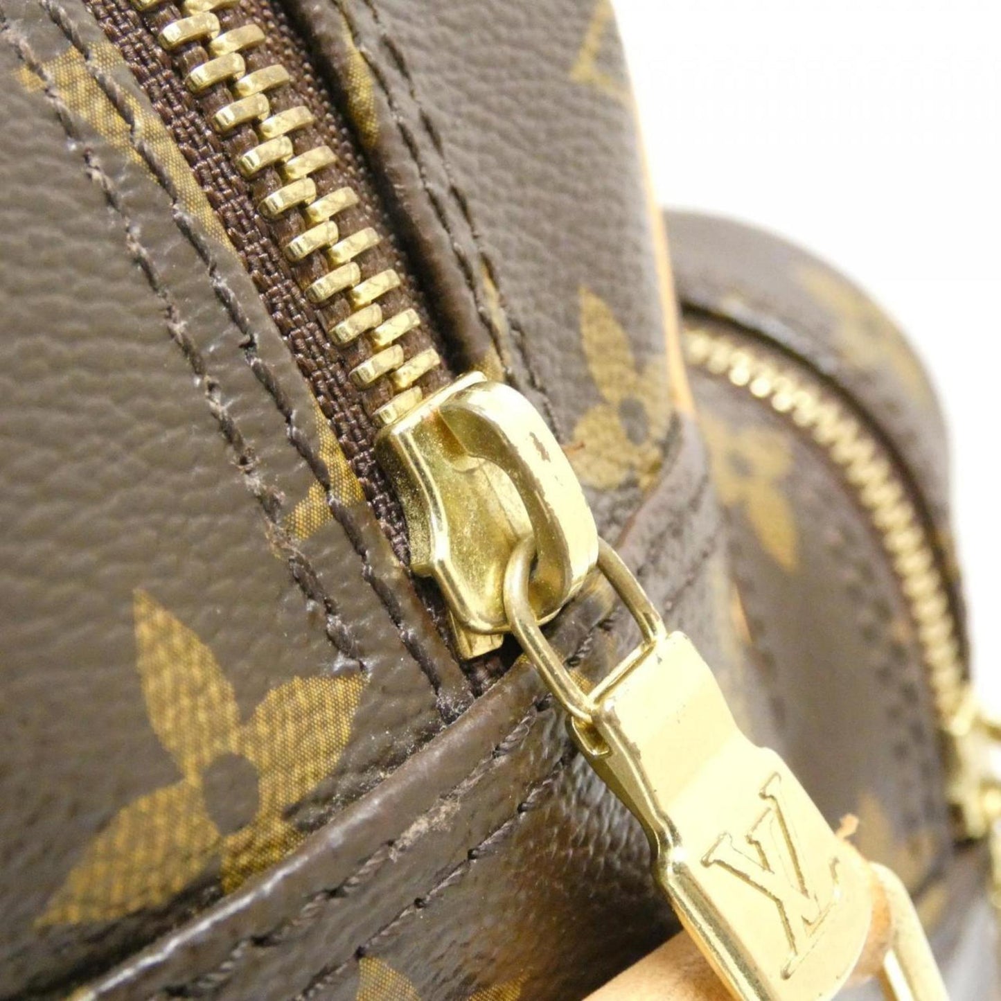 Louis Vuitton Coated Canvas Brown Shoulder Bags
