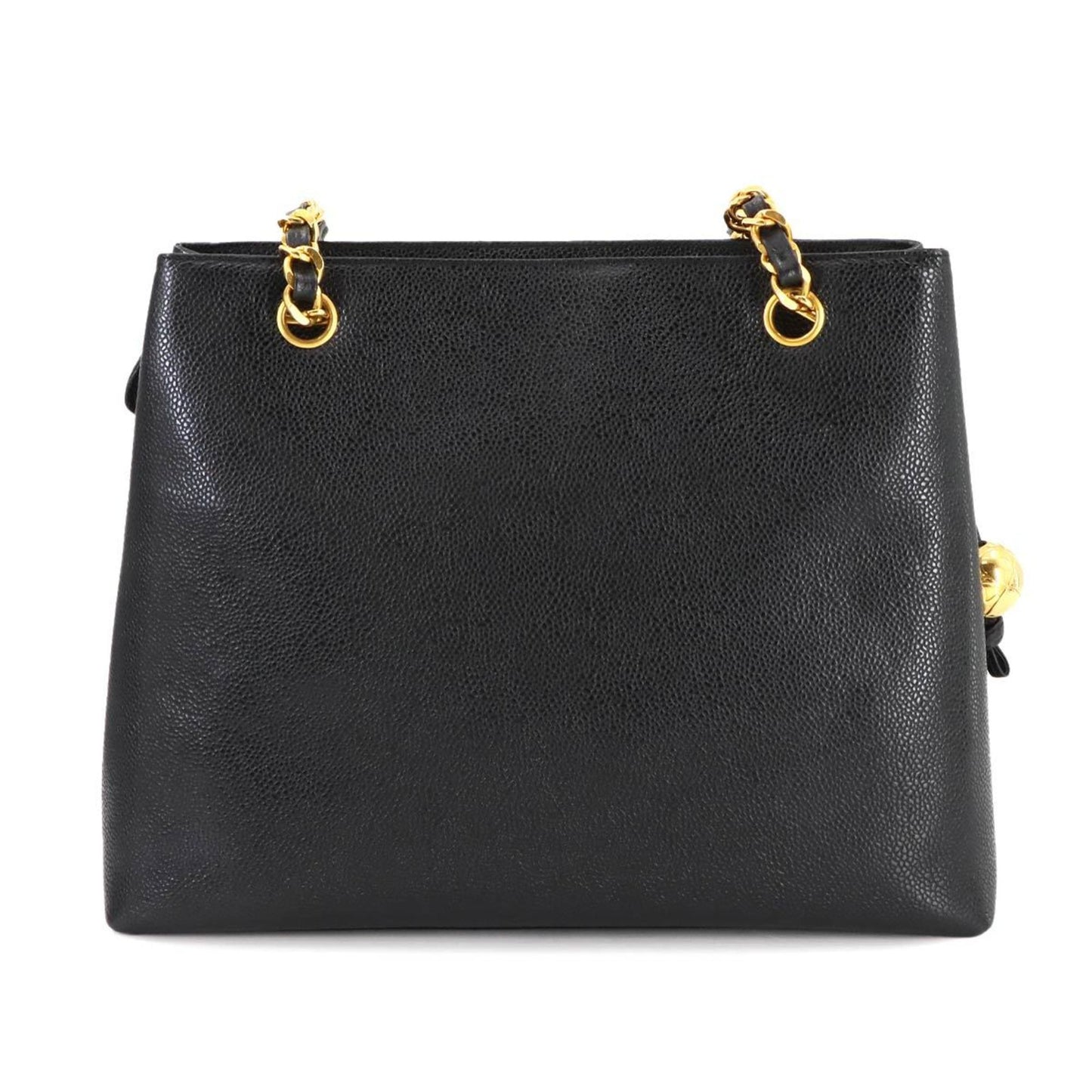 Chanel Calfskin Black Shoulder Bags