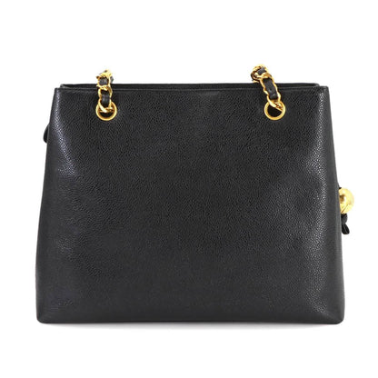 Chanel Calfskin Black Shoulder Bags