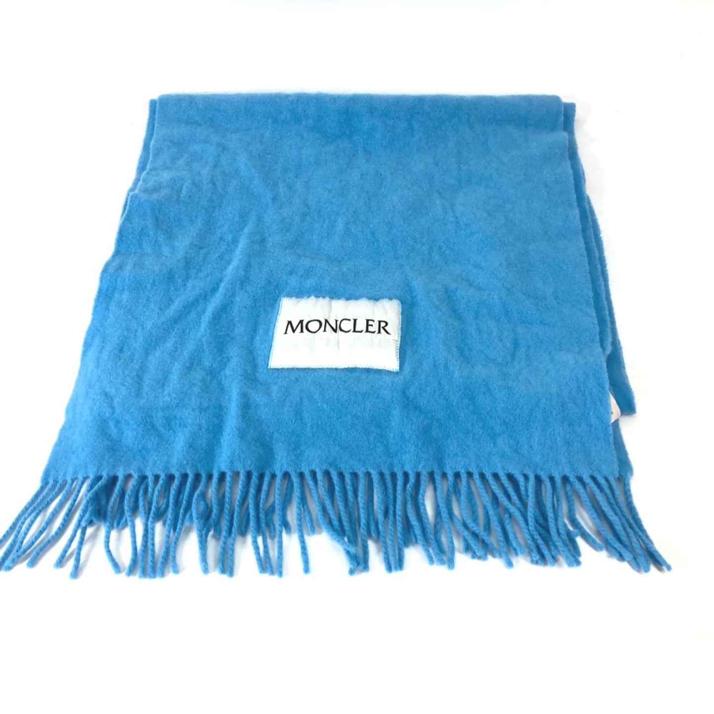 Moncler Wool Blue Scarves