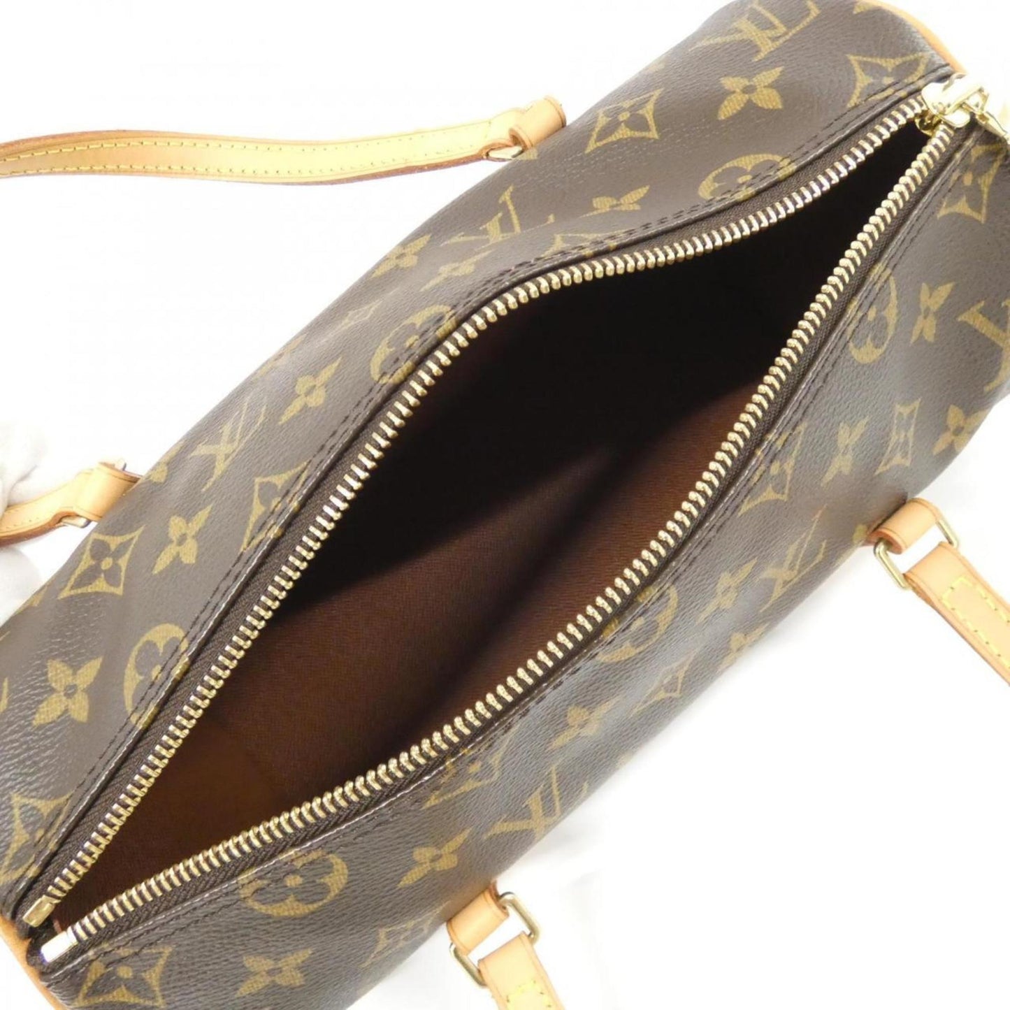 Louis Vuitton Coated Canvas Brown Handbags