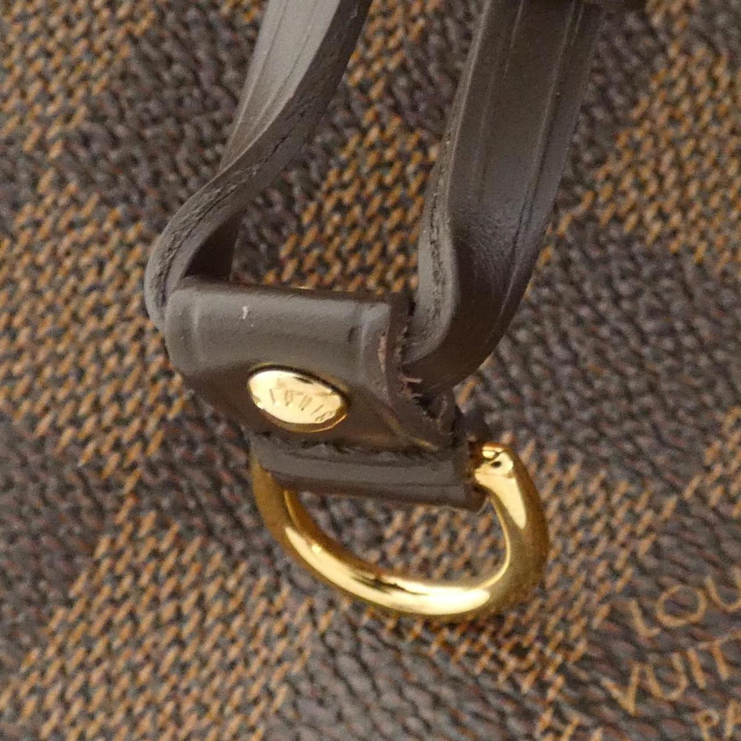 Louis Vuitton Coated Canvas Brown Handbags