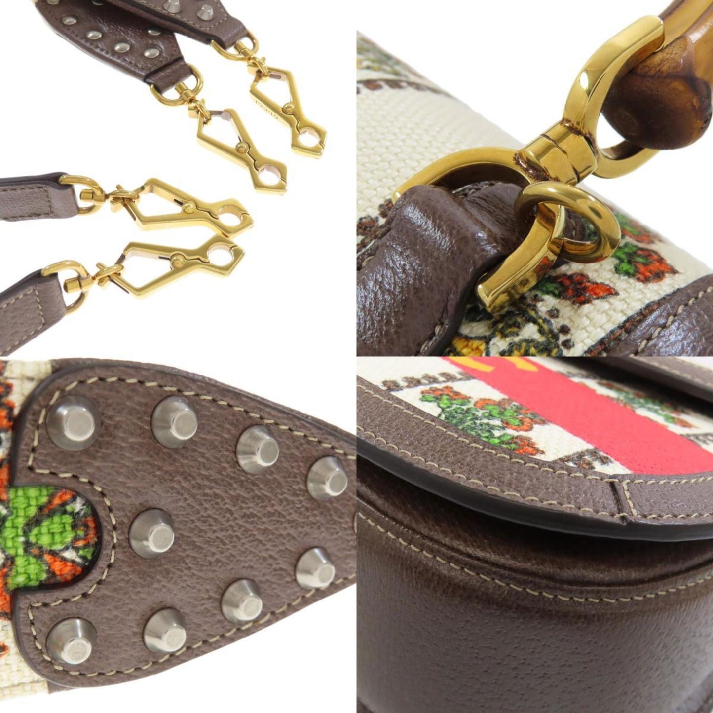 Gucci Canvas Brown Handbags